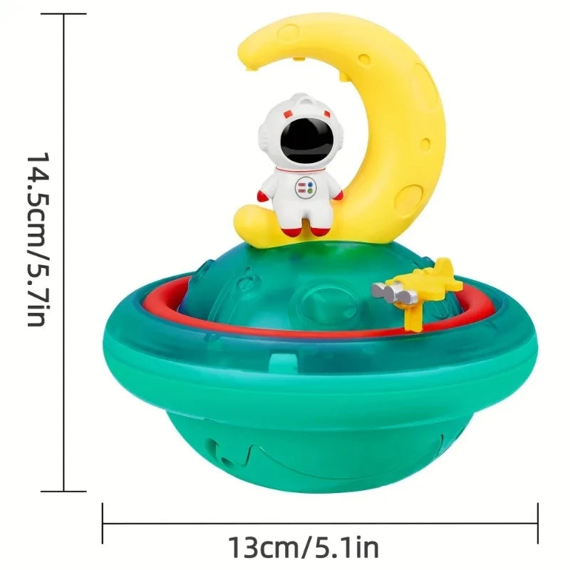 Baby Bath Toys for Toddlers, Spray Water Toy Rotation Baby Light up Bath Toys, Automatic Induction Sprinkler Shower Toys with LE