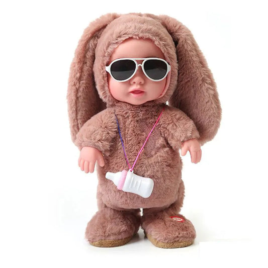 Electronic Baby Doll Toys Talk Walk Robot Doll 120 Songs Stuffed Lifelike Toddler Baby For Kids Birthday Gifts