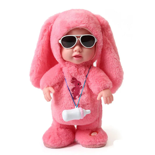 Electronic Baby Doll Toys Talk Walk Robot Doll 120 Songs Stuffed Lifelike Toddler Baby For Kids Birthday Gifts