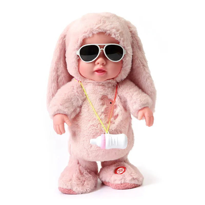 Electronic Baby Doll Toys Talk Walk Robot Doll 120 Songs Stuffed Lifelike Toddler Baby For Kids Birthday Gifts