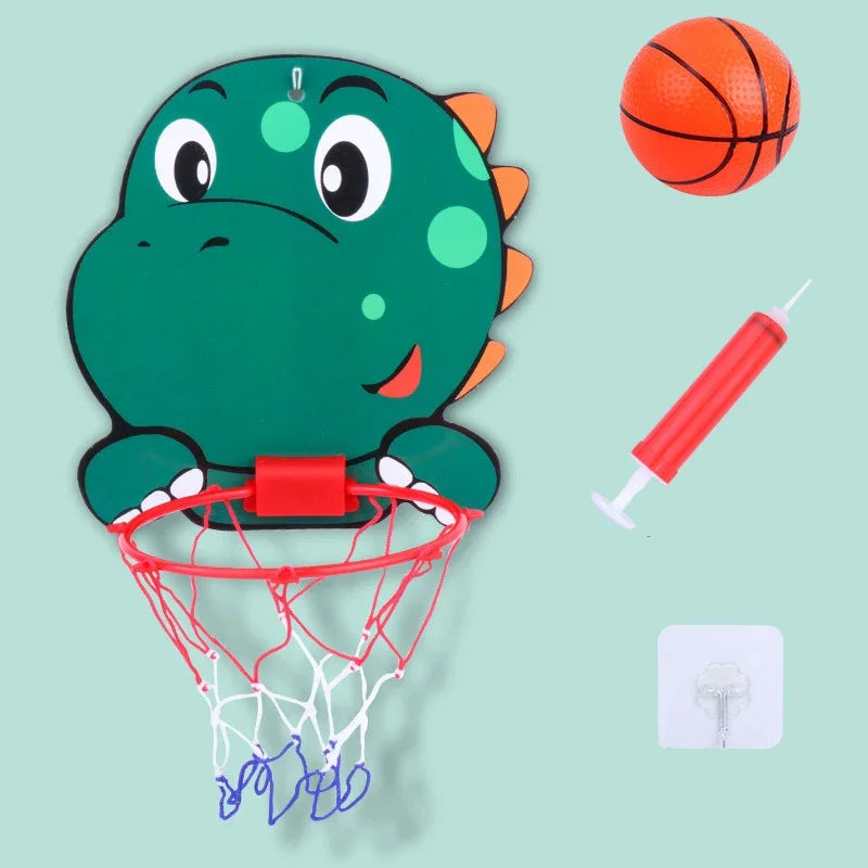 Baby Toys Basketball Ball Sucker Dinosaur Toy For Kids 3 To 6 Year Old Boy 1 Year Birthday Gift Outdoor Indoor Sport Board Game