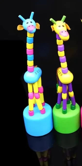 Toddler Baby Learning Toys Wooden Animal Giraffe Developmental Toy Kids Intellectual Early Educational Learning Toys Baby Gift
