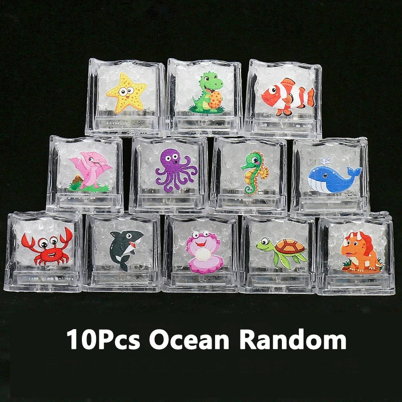 Baby Bath Toys Bathtub LED Light Up Toys Colorful Changing Waterproof Underwater Lights Bath Toys for Boys Girls Birthday Gift