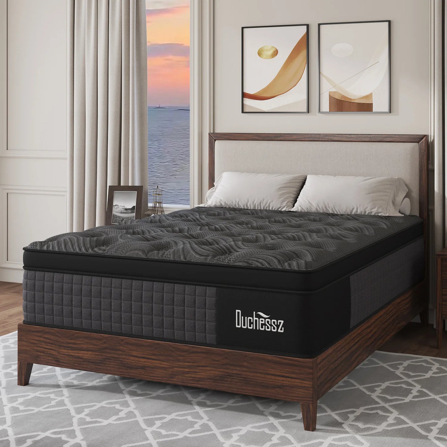 10"12"14"Twin Full Queen King Size Gel Memory Foam Pocket Spring Hydird Mattress In A Box Medium Firm