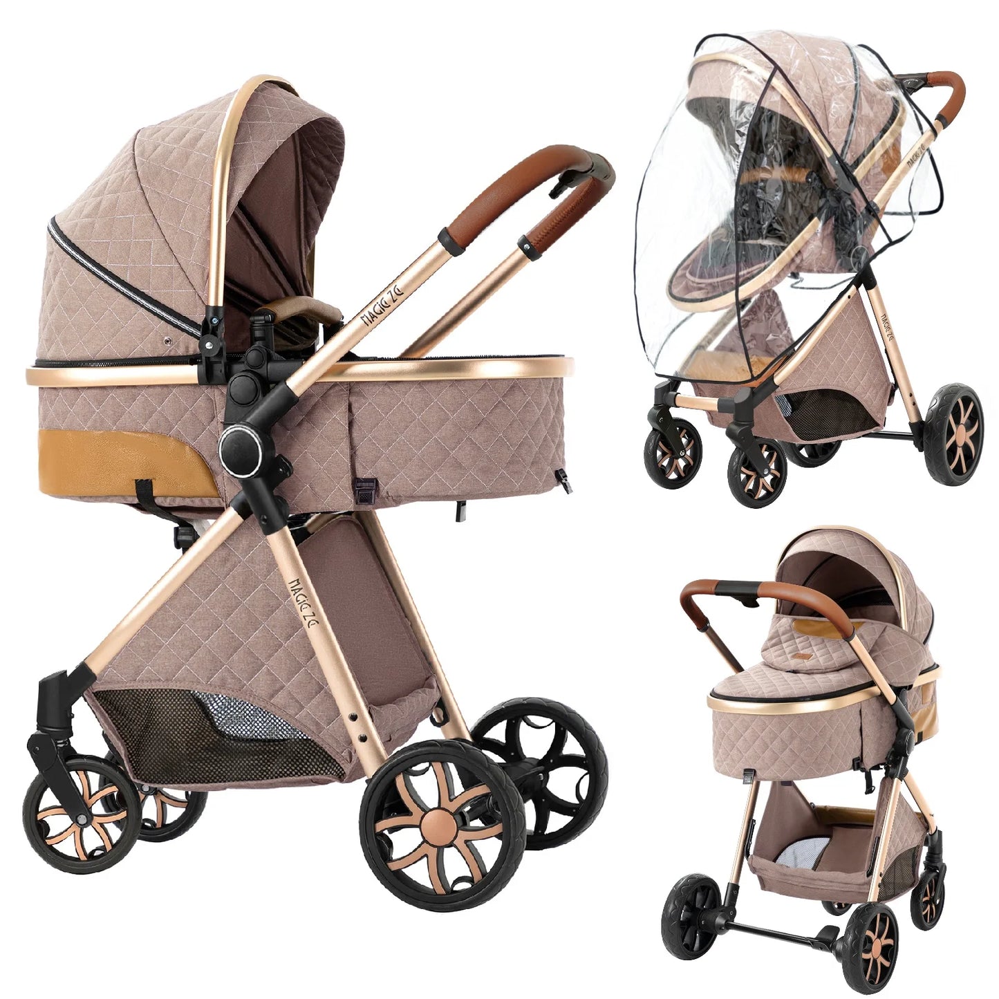 Baby Travel System Newborn Baby Stroller for Infant Baby Pushchair Baby Carriage Baby Accessories Lightweight Strollers for Baby