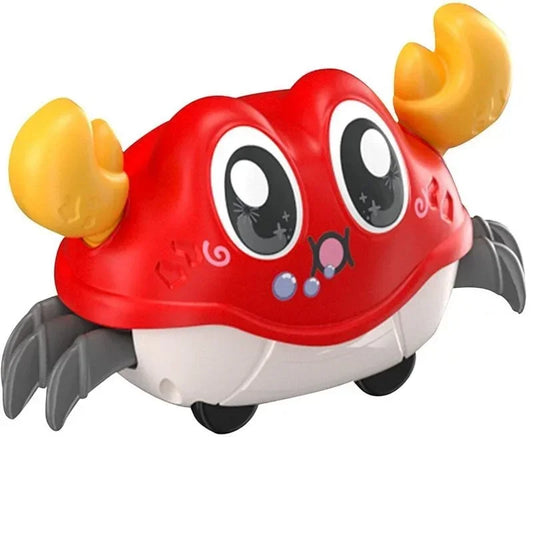 Crawling Crab Toys for Baby,Crawling Sensory Toys Infant Learning Crawl Toddler Development Babies Interactive Walking for 0-12M