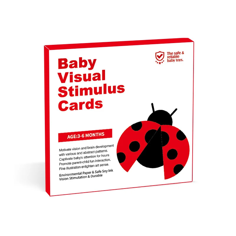 Black and white cards for early childhood education visual stimulation and cognitive cards for baby toys