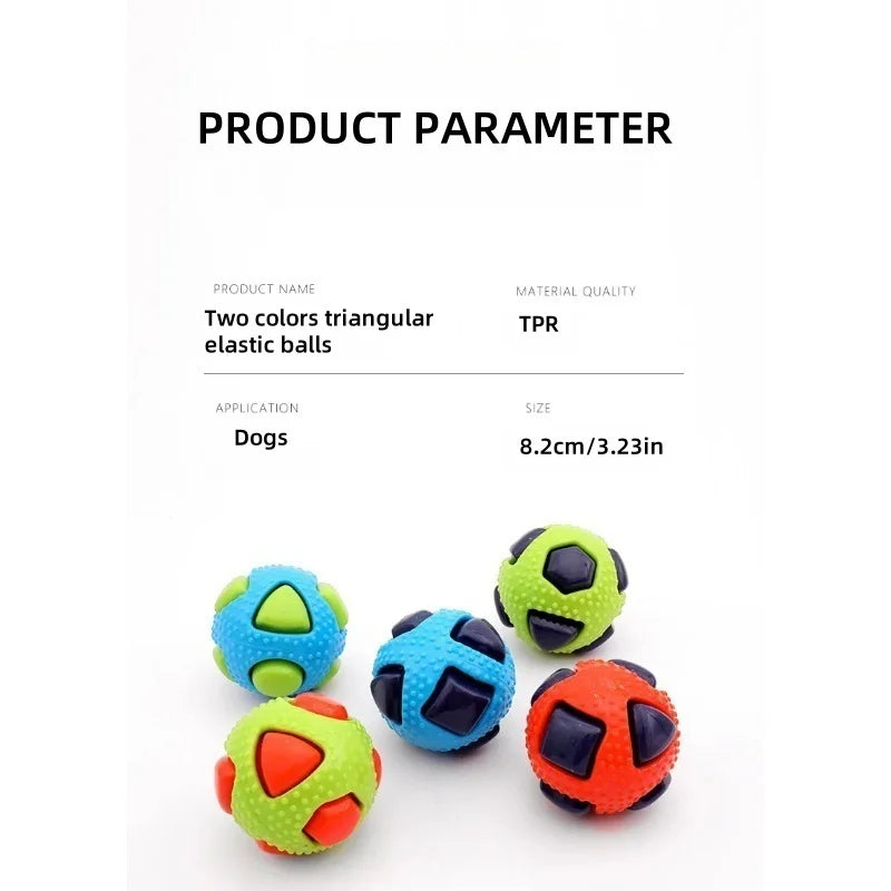 Pet Toy TPR Ball Interaction Pets Relieving Boredom Bite Resistance Small Medium-sized Dog Grinding Venting Ball