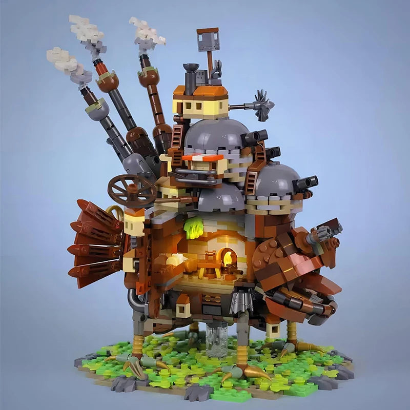 Bricklink City House Ideas Movie Japan Anime Moving Castles Creative Expert Architecture Modular Building Blocks Kid Toys Gift