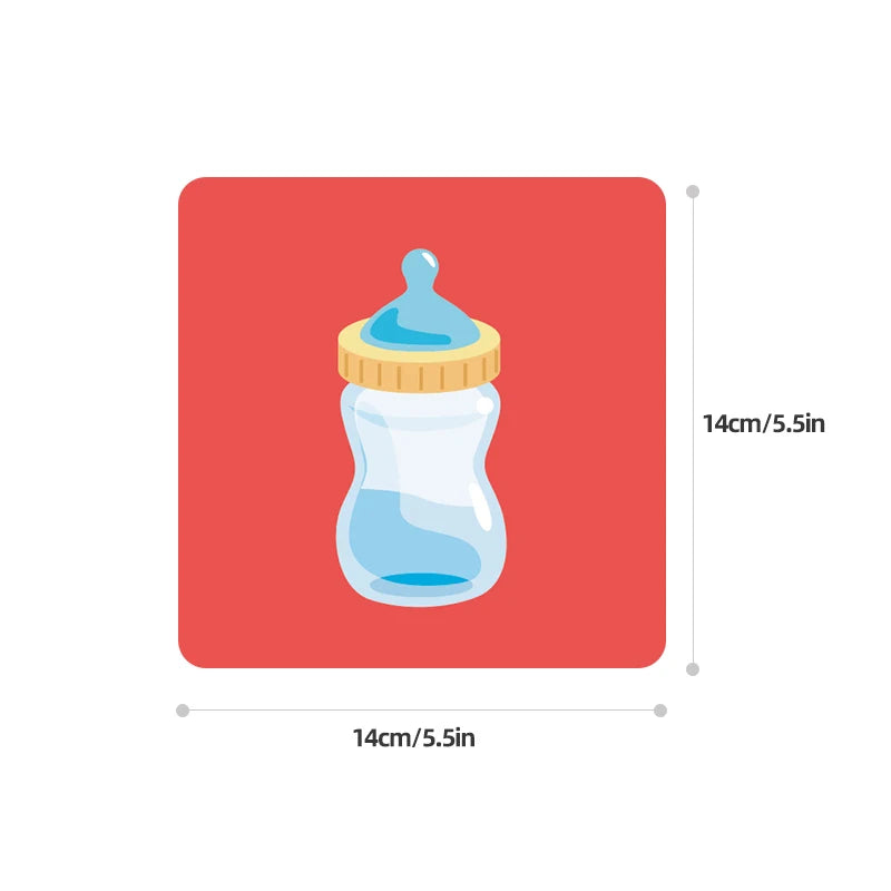 Black and white cards for early childhood education visual stimulation and cognitive cards for baby toys