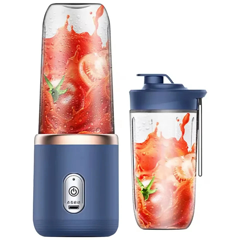 1pc handheld blender bottle 6 blades Multifunction juice blender Fresh juice Smoothie Ice Crush Cup Food pro juicer machine