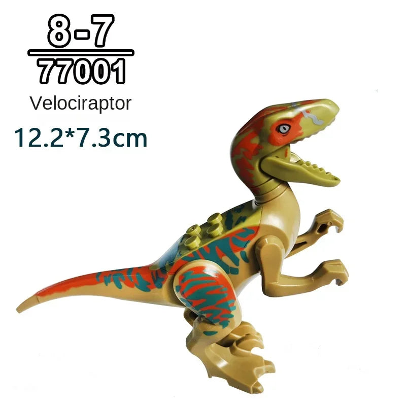 Jurassic dinosaur baby building block accessories gift assembling educational toys a variety of children's toys.