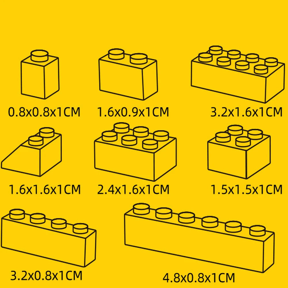 Toys 1000 pieces of building blocks city DIY creative building blocks compatible building blocks large base plate educational children