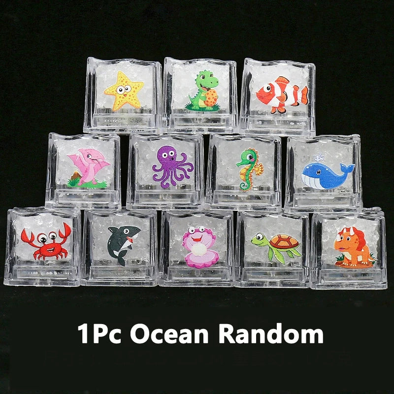 Baby Bath Toys Bathtub LED Light Up Toys Colorful Changing Waterproof Underwater Lights Bath Toys for Boys Girls Birthday Gift