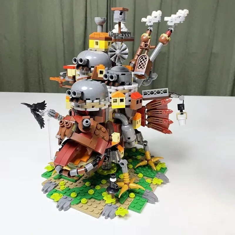 Bricklink City House Ideas Movie Japan Anime Moving Castles Creative Expert Architecture Modular Building Blocks Kid Toys Gift