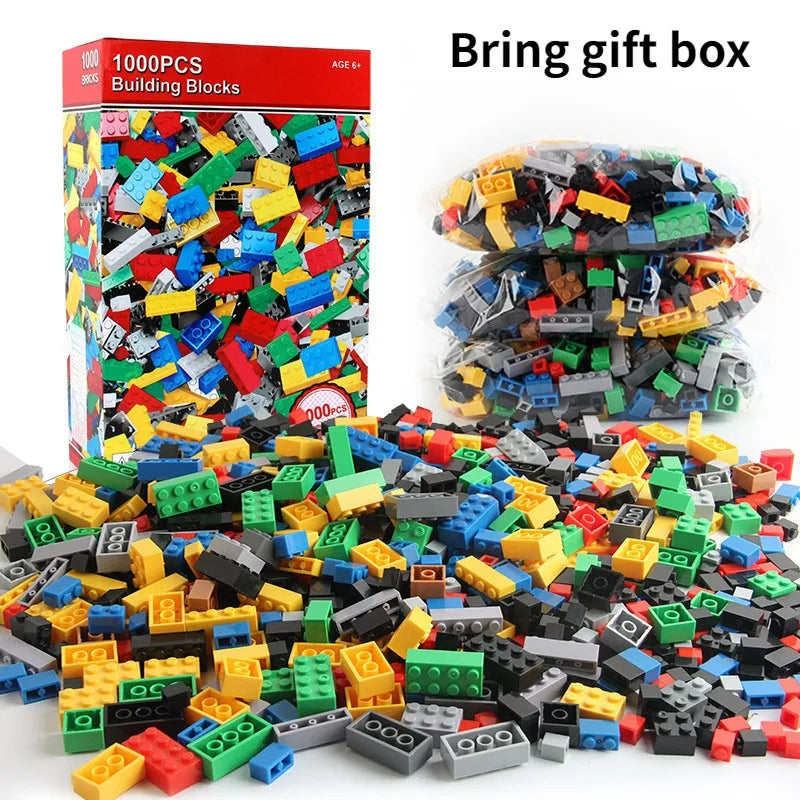 Toys Children's building blocks creative DIY set city classic building blocks children's educational toys 500/1000 pieces