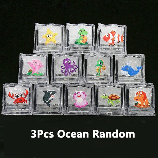 Baby Bath Toys Bathtub LED Light Up Toys Colorful Changing Waterproof Underwater Lights Bath Toys for Boys Girls Birthday Gift