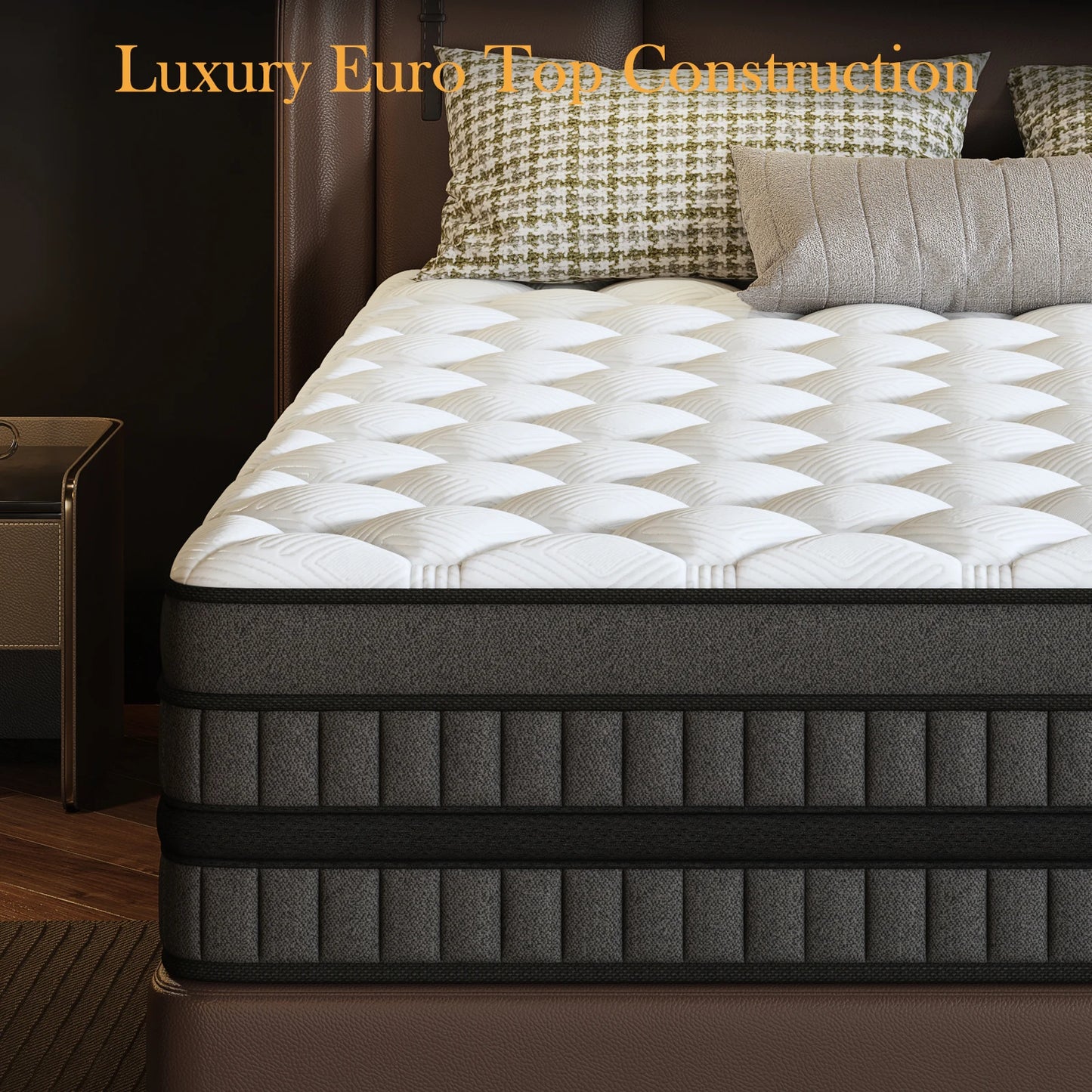 LayRoad 12/14-inch Memory Foam Mattress Spring Mattress Single/Double/Queen/King Size Boxed Mattress Medium Firmness