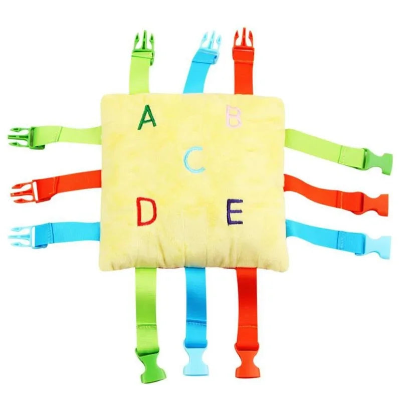 1set  Kids Early Educational Color Matching toys  Basic Life Skill Training Birthday  Buckle Baby Montessori Toys