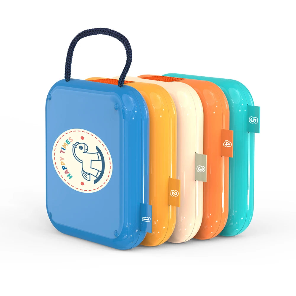 Montessori Toys Busy Board Baby Activity Cube Sensory Toys Folding Puzzle Fine Motor Skill Early Educational Toys for kid age 1+