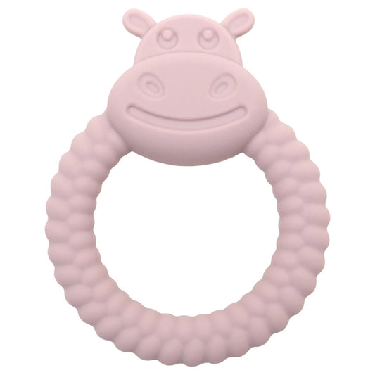 Baby Hand-Held Toys Silicone Ring Teether Toys Particle Feel Molar Chewing Gadget Newborn Oral Care Stop Sucking Accessories
