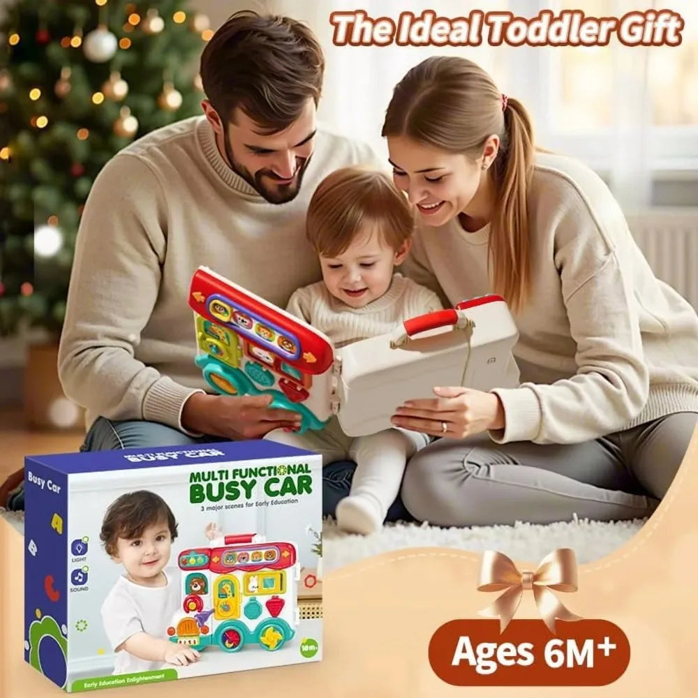 Busy Board Toys for Toddlers - Sensory Activity Boards, Educational Learning Toys & Kids Gift