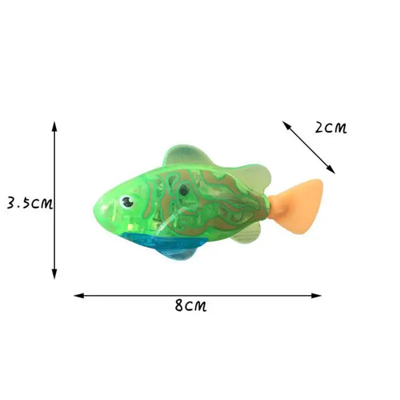 Led Baby Bath Toys Interactive Colorful Fish Toys Swimming Bath Plastic Fish Toys Gift & Scenic Fish  Toy