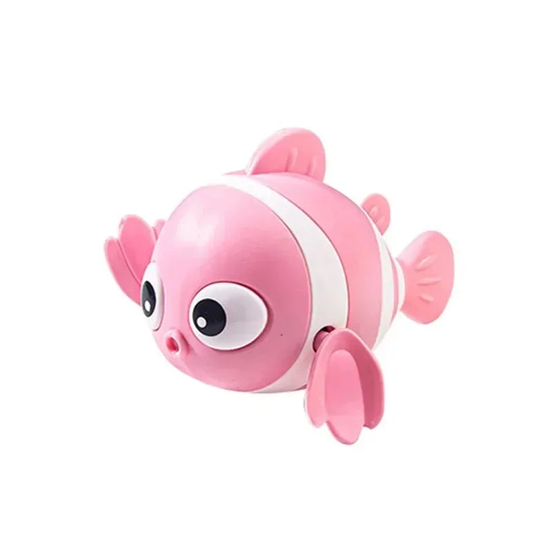 Baby Bath Toys Frog and Fish Wind Up Toys for Toddlers Bathtub Toys for Baby Floating Pool Games Swimming Bath Toys for Kids