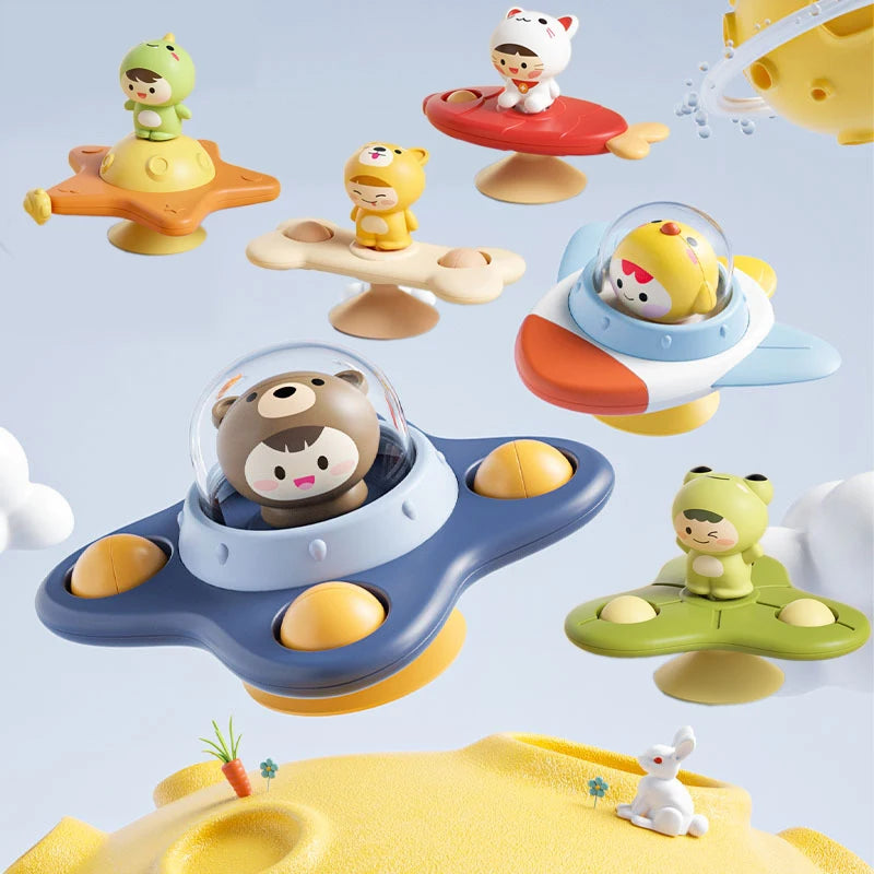 Montessori Toys for Toddlers Games Sensory Toy Funny Suction Cup Spinner Early Education Table Game Babies Aesthetic Baby Stuff