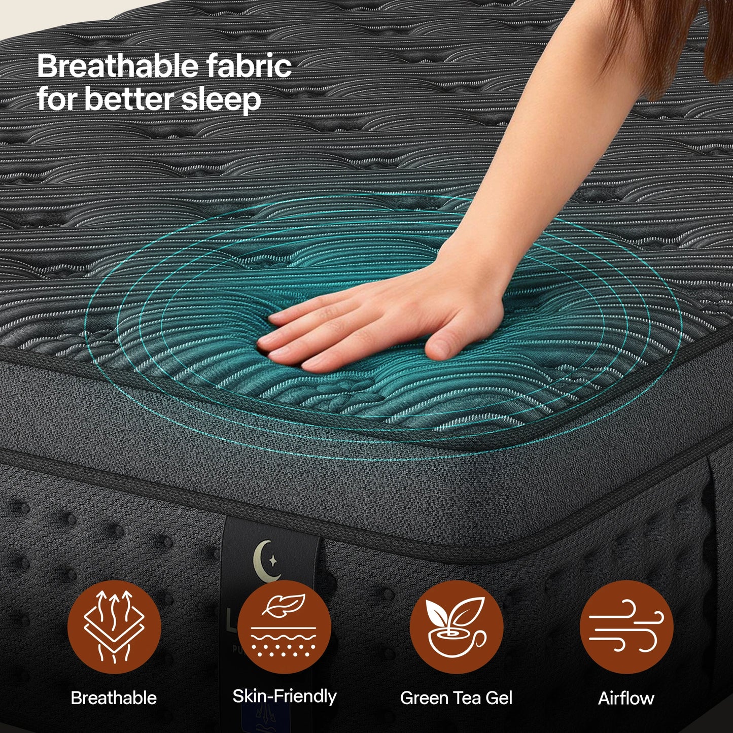 12IN Gel Memory Foam Mattress Queen Size Mattress Full Size Mattress Boxed Delivery Pressure-Relieving & Breathable Medium Firm