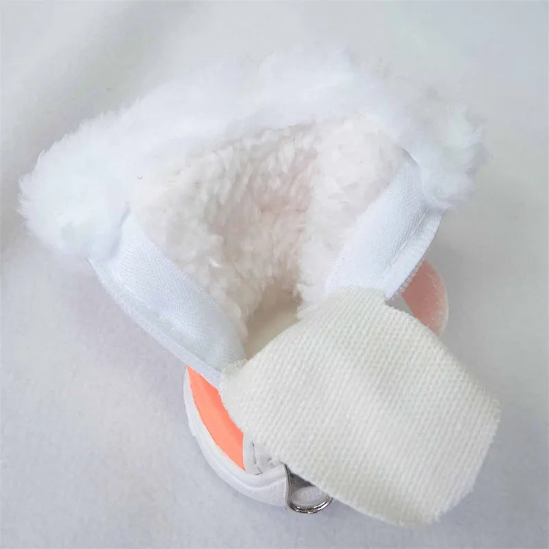 Pet Dog Boots for Warmth in Snowy Weather Waterproof PU 4-piece Set / Package Anti-slip Style for Small Dogs