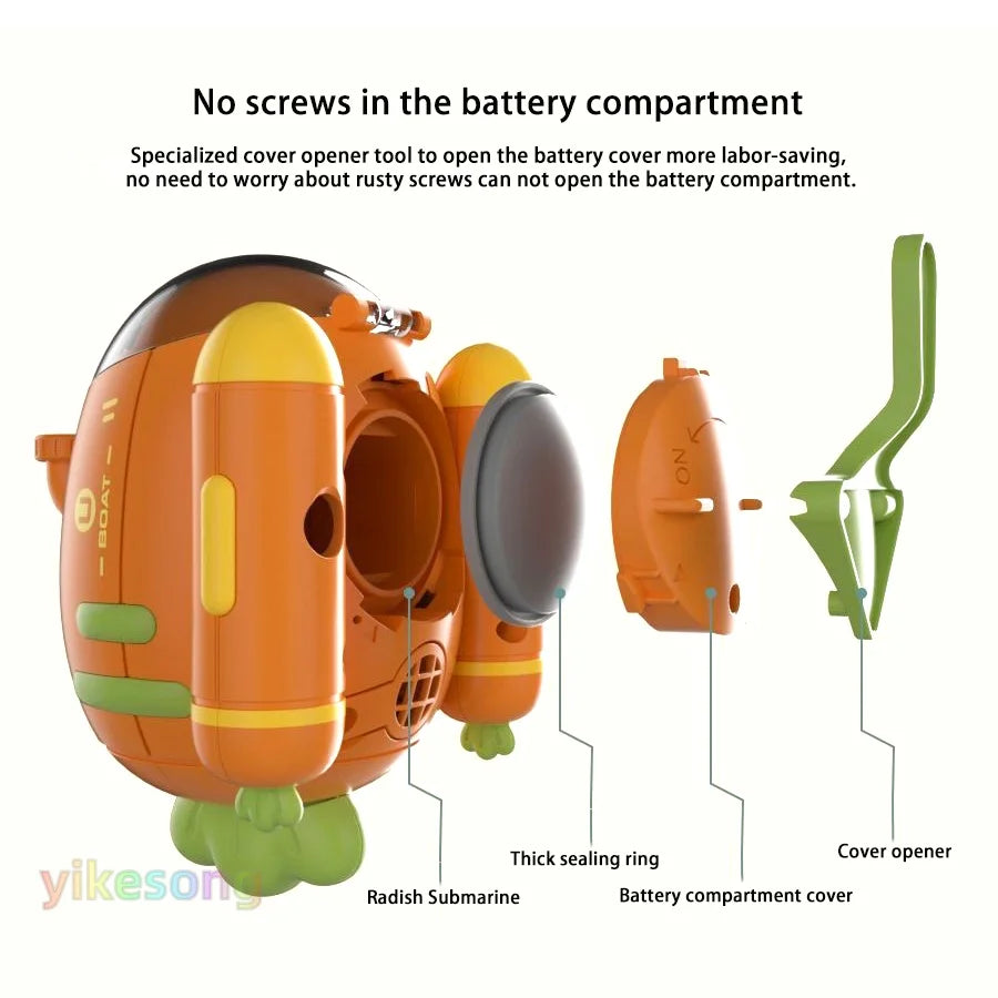 Baby Bath Electric Submarine Toys Shower Sucker Interactive Play Spray Bathtub Water Toys Sprinkler Baby Shower for Kids