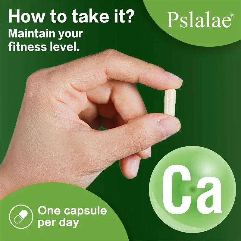 Calcium Supplement -  Promotes Calcium Absorption, Supports Bone Density & Muscle Health, forHealthy Bones, Heart, Immune