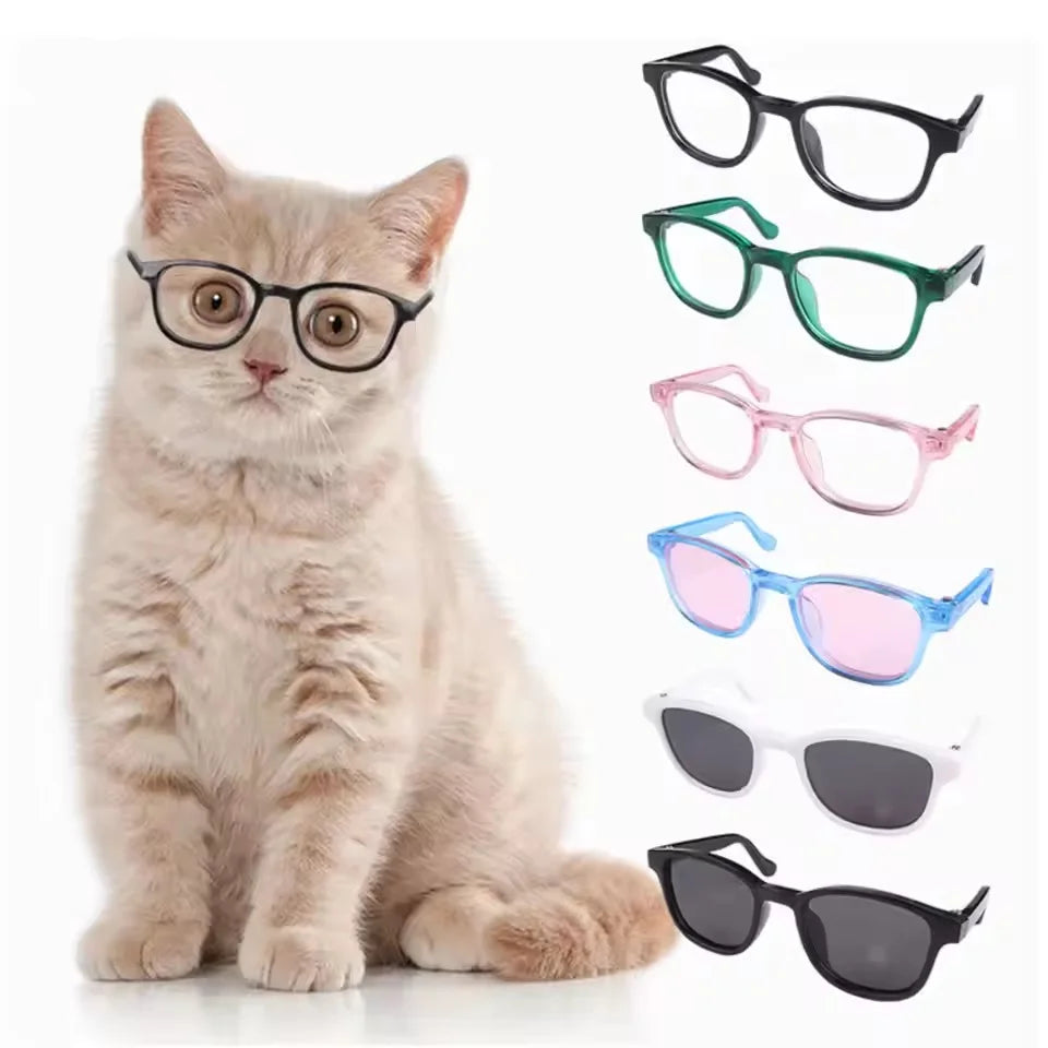 Pet Sunglasses Glasses Cat Sunglasses Dog Sunglasses Personalized and Funny Headgear Pet Accessories Photos Props Pet Supplies