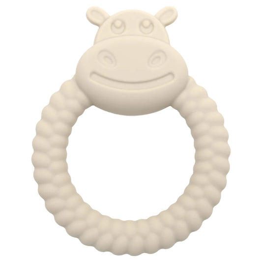 Baby Hand-Held Toys Silicone Ring Teether Toys Particle Feel Molar Chewing Gadget Newborn Oral Care Stop Sucking Accessories