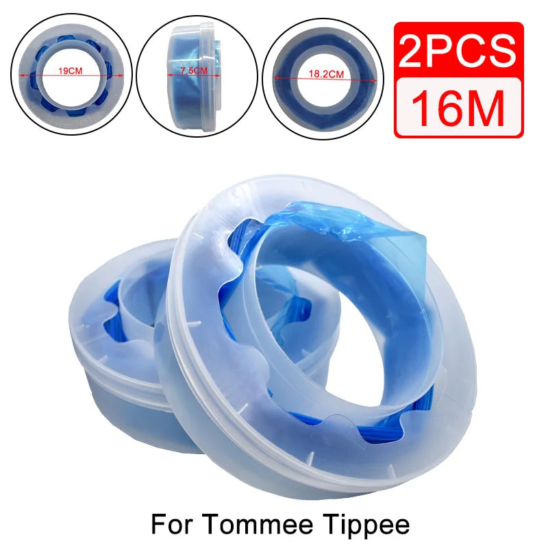 Baby Diaper Refill Bags For Tommee Tippee  For Twist & click For Sangenic Diaper Pails Degradable Garbage Replacement Bag