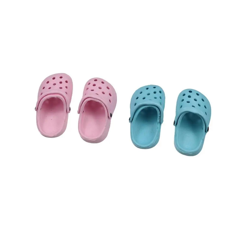 1 Pair Non-slip Pet Sandals Soft-soled Comfortable Dog Hole Shoe Wear-resistant Breathable Dog Rain Boots for Cats