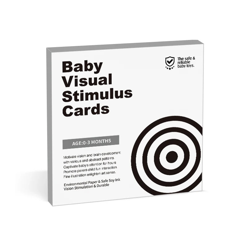 Black and white cards for early childhood education visual stimulation and cognitive cards for baby toys