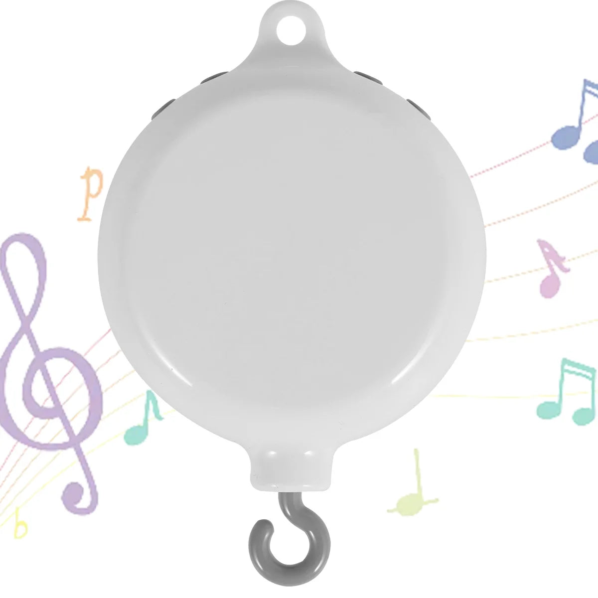 Baby Rotating Music Box ABS Baby Crib Hanging Rattle Bed Bell 3 Modes Baby Soothing Musical Toys 0-12 Months Newborn Gifts