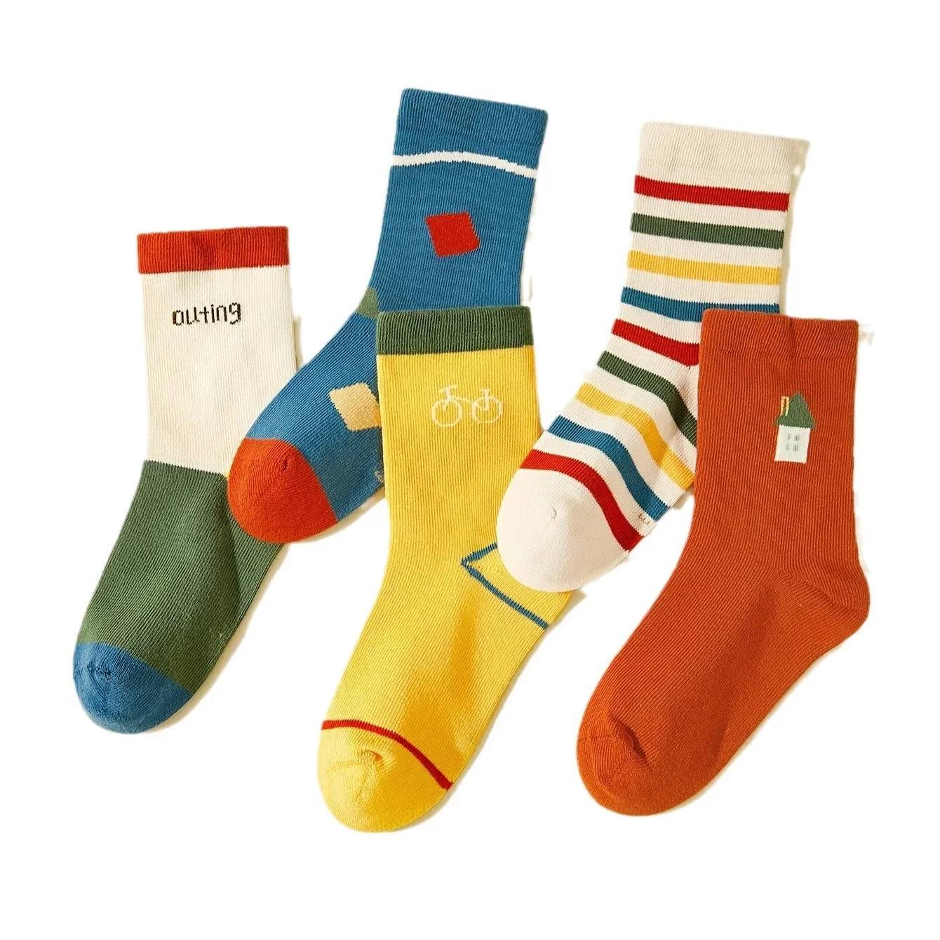 5 Pairs/Lot Cartoon Baby Socks Cute  Animal Cotton Newborn Children's Socks Girl Kids Boy Soft Knit Toddler Socks