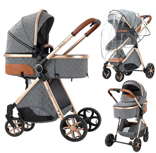 Baby Travel System Newborn Baby Stroller for Infant Baby Pushchair Baby Carriage Baby Accessories Lightweight Strollers for Baby