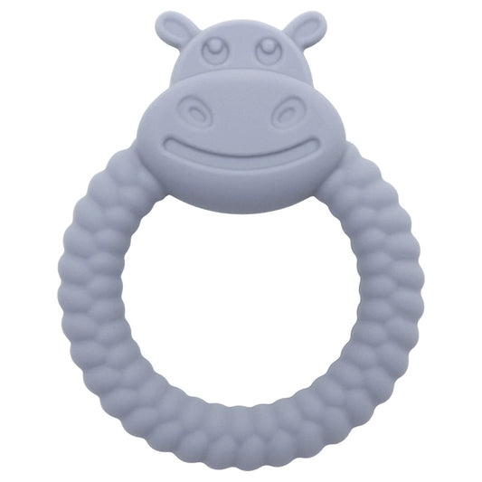 Baby Hand-Held Toys Silicone Ring Teether Toys Particle Feel Molar Chewing Gadget Newborn Oral Care Stop Sucking Accessories