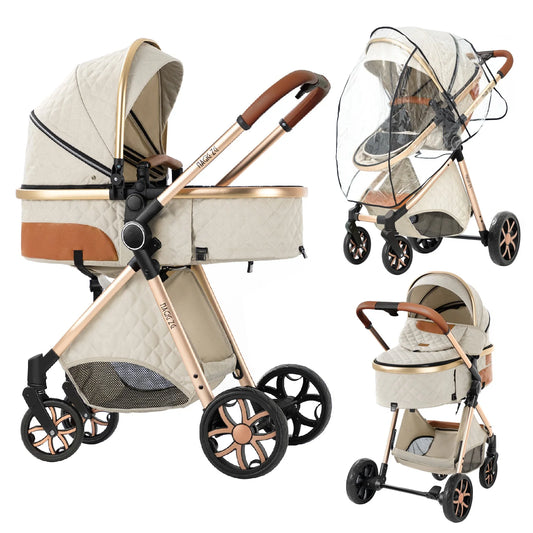 Baby Travel System Newborn Baby Stroller for Infant Baby Pushchair Baby Carriage Baby Accessories Lightweight Strollers for Baby