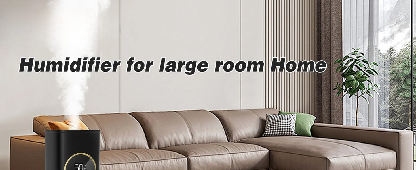 Humidifiers for Bedroom Humidifier large room with Essential Oil Diffuser Top Fill Whole House Cool Mist Humidifiers