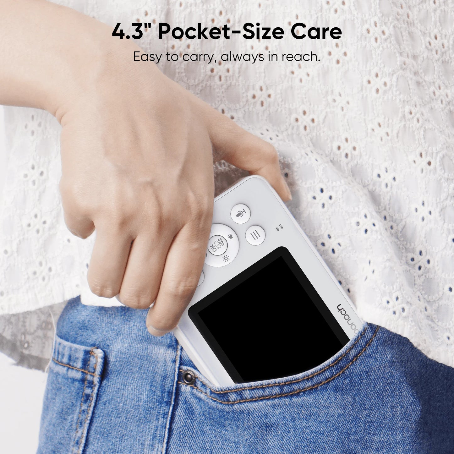bonoch 4.3" Baby Monitor with 2 720p Video LCD Display Cameras with 23 Hour Battery, VOX Mode, 2-Way Audio, Auto Night Vision