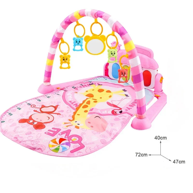 Baby Activity Gym Rack Early Education 0-36 Months Toy Gifts Musical Newborn  Crawling Blanket Play Mat