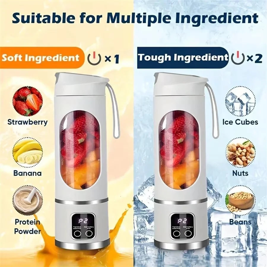 Portable Blender Portable Juicer Kitchen Appliances Home Appliances Outdoor Activities Travel Kitchen Mini Portable Blender