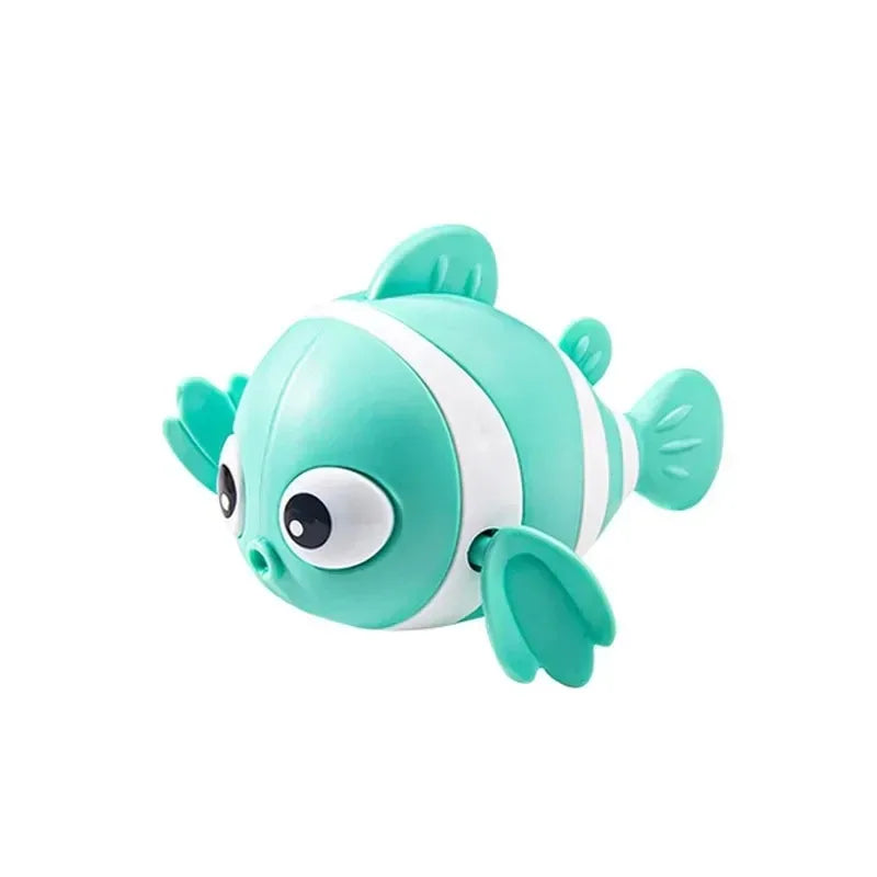 Baby Bath Toys Frog and Fish Wind Up Toys for Toddlers Bathtub Toys for Baby Floating Pool Games Swimming Bath Toys for Kids
