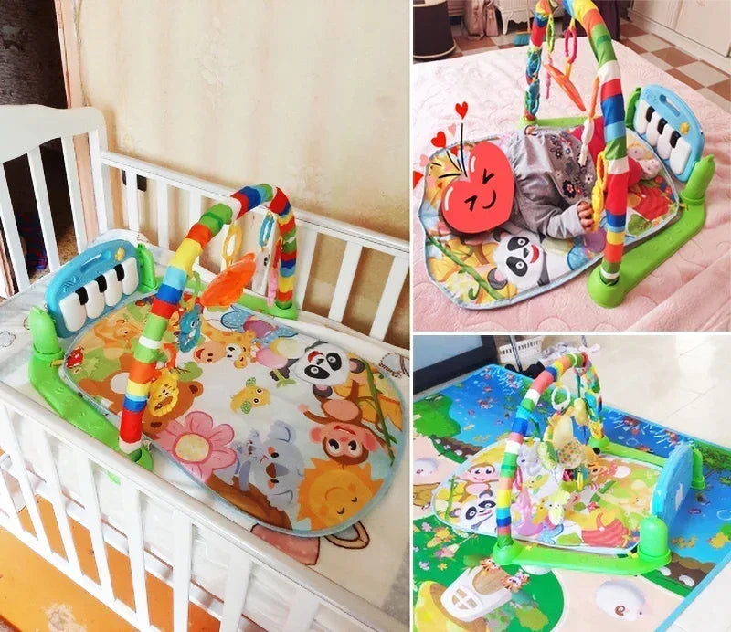 Baby Activity Gym Rack Early Education 0-36 Months Toy Gifts Musical Newborn  Crawling Blanket Play Mat