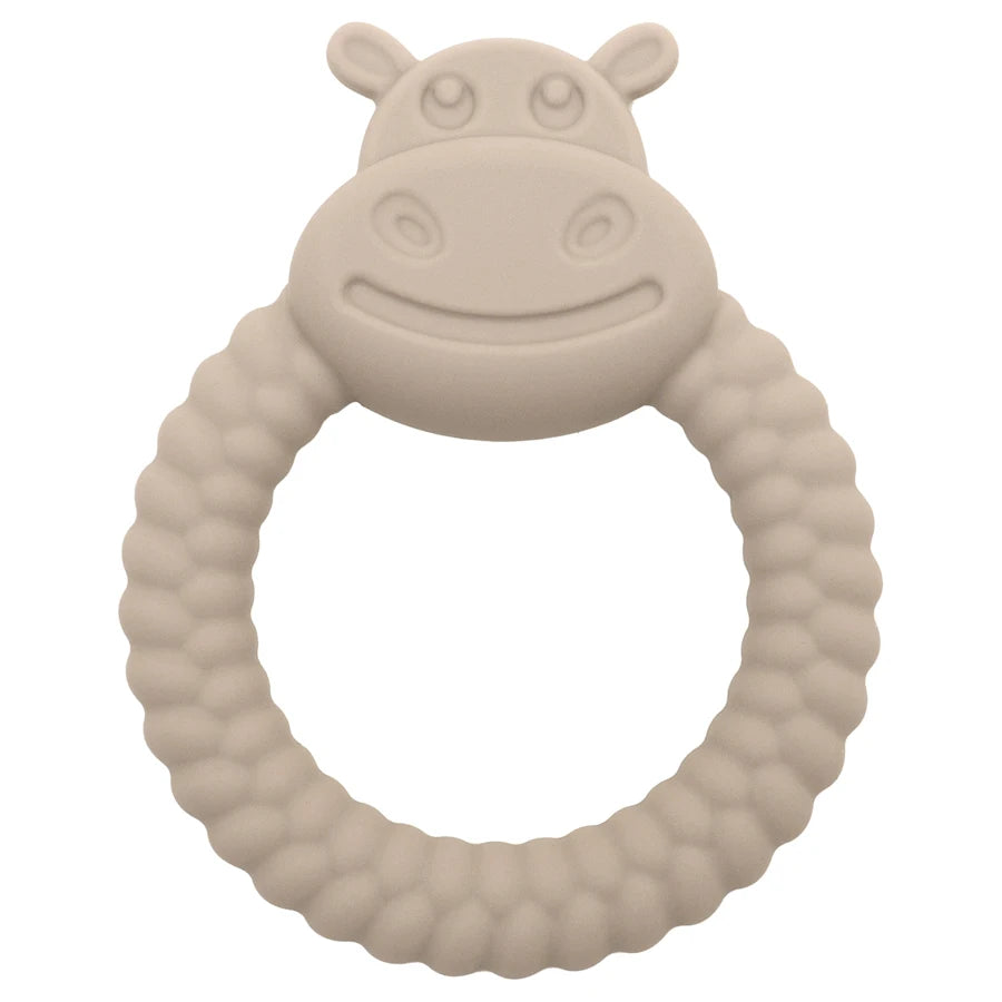 Baby Hand-Held Toys Silicone Ring Teether Toys Particle Feel Molar Chewing Gadget Newborn Oral Care Stop Sucking Accessories